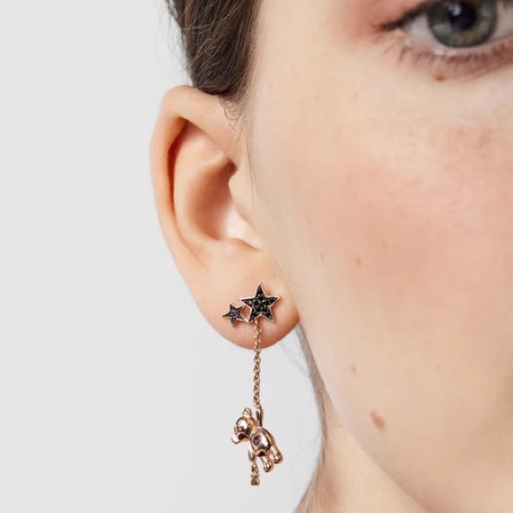 TOUS hanging bear earring